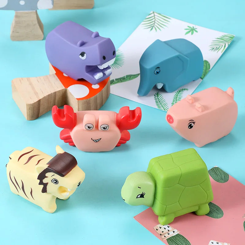 Animals Bath Squirt Toys for Toddler Infant Water Spraying Squeeze-Sounding Water Toy Floating Bath Toys Kids Bathtub Pool Toys