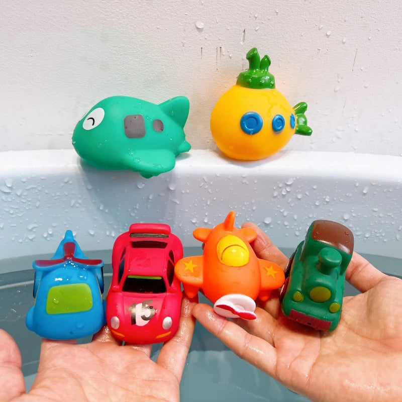 Animals Bath Squirt Toys for Toddler Infant Water Spraying Squeeze-Sounding Water Toy Floating Bath Toys Kids Bathtub Pool Toys