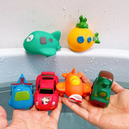 Animals Bath Squirt Toys for Toddler Infant Water Spraying Squeeze-Sounding Water Toy Floating Bath Toys Kids Bathtub Pool Toys