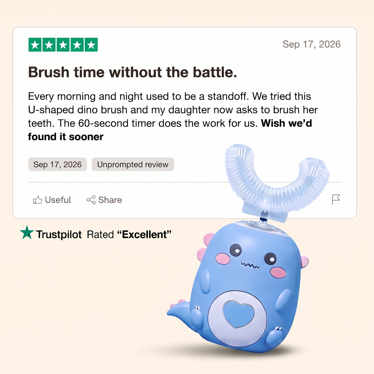 BrushBuddy™ - Kids Electric Toothbrush 2.0